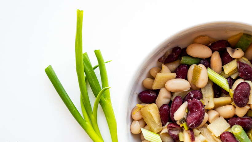 mixed bean stir-fry
